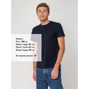Футболка мужская T-bolka Stretch, темно-синяя (navy), размер 3XL для нанесения логотипа