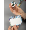 Лента для бейджа с ретрактором TapePrint на заказ для нанесения логотипа
