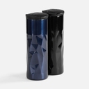 Термостакан Gems Black Sapphire, черный сапфир (синий) для нанесения логотипа