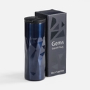 Термостакан Gems Black Sapphire, черный сапфир (синий) для нанесения логотипа
