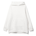 Худи унисекс оверсайз Easy Street, молочно-белое, размер XS/S для нанесения логотипа