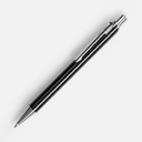 Ручка шариковая Arvent Glossy, черная для нанесения логотипа
