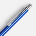Ручка шариковая Arvent Glossy, синяя для нанесения логотипа