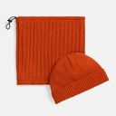 Шапка ComFleece, темно-оранжевая (кирпичная) для нанесения логотипа