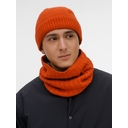 Шапка ComFleece, темно-оранжевая (кирпичная) для нанесения логотипа