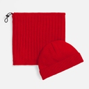 Шапка ComFleece, красная для нанесения логотипа