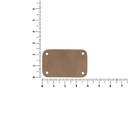 Лейбл Eta Nubuck Touch, S, коричневый для нанесения логотипа