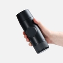 Портативная кофемашина Porta Presso, черная для нанесения логотипа