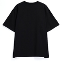 Футболка оверсайз Kangas, черная, XL/XXL для нанесения логотипа