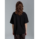 Футболка оверсайз Kangas, черная, XL/XXL для нанесения логотипа