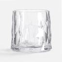 Стакан небьющийся Sate Crystal, вращающийся, прозрачный для нанесения логотипа