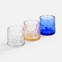 Стакан небьющийся Sate Crystal, вращающийся, прозрачный золотистый для нанесения логотипа