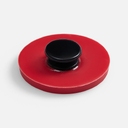 Джибитс из ПВХ «Круг», красный для нанесения логотипа