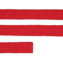 Плоский шнур Cord M, красный, 70 см для нанесения логотипа