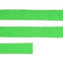 Плоский шнур Cord L, зеленый неон, 110 см для нанесения логотипа