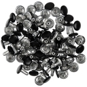 Заклепка Rivet, S, черная для нанесения логотипа