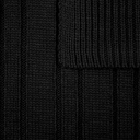 Шарф Knit Beat, черный для нанесения логотипа