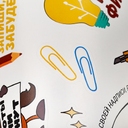 Наклейки бумажные Sticker Pack на заказ, S для нанесения логотипа