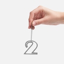 Подвеска Symbol, 3D-печать на заказ, цифра 2 для нанесения логотипа
