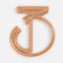 Подвеска Symbol, 3D-печать на заказ, цифра 3 для нанесения логотипа