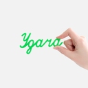 Подвеска Word, 3D-печать на заказ, удача для нанесения логотипа