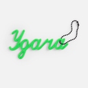 Подвеска Word, 3D-печать на заказ, удача для нанесения логотипа
