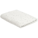 Плед Snowspot Fluffy, белый с люрексом для нанесения логотипа