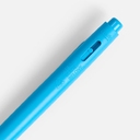 Ручка шариковая Prodir DS11 PMP, голубая для нанесения логотипа