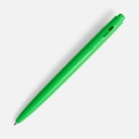 Ручка шариковая Prodir DS11 PMP, зеленая для нанесения логотипа