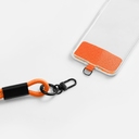 Кабель-ланьярд energyFlex Power Delivery 60 Вт, оранжевый для нанесения логотипа