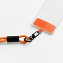 Кабель-ланьярд energyFlex Power Delivery 60 Вт, оранжевый для нанесения логотипа
