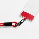 Кабель-ланьярд energyFlex Power Delivery 60 Вт, красный для нанесения логотипа