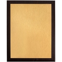 Плакетка Plaque XL, венге с золотистой пластиной для нанесения логотипа