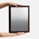 Плакетка Plaque XL, венге с серебристой пластиной для нанесения логотипа