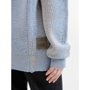 Джемпер Denim свободного силуэта на заказ, полушерсть, размер XS для нанесения логотипа