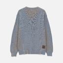 Джемпер Denim свободного силуэта на заказ, полушерсть, размер XS для нанесения логотипа