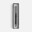 Ручка шариковая Blade Soft Touch в футляре, черная для нанесения логотипа