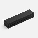 Ручка шариковая Eyeshot Soft Touch в футляре, черная для нанесения логотипа