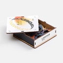 Деревянный пазл в шкатулке PuzzleBox на заказ для нанесения логотипа