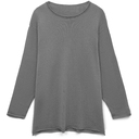 Лонгслив унисекс Siluetti Fuori, серый, размер L/XL для нанесения логотипа