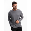 Лонгслив унисекс Siluetti Fuori, серый, размер L/XL для нанесения логотипа