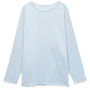 Лонгслив унисекс Siluetti Fuori, светло-голубой, размер L/XL для нанесения логотипа
