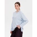 Лонгслив унисекс Siluetti Fuori, светло-голубой, размер L/XL для нанесения логотипа