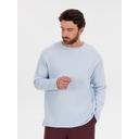 Лонгслив унисекс Siluetti Fuori, светло-голубой, размер L/XL для нанесения логотипа