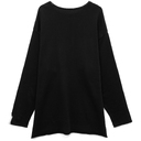 Лонгслив унисекс Siluetti Fuori, черный, размер L/XL для нанесения логотипа