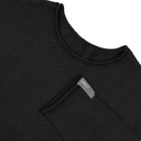 Лонгслив унисекс Siluetti Fuori, черный, размер L/XL для нанесения логотипа