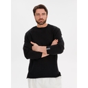 Лонгслив унисекс Siluetti Fuori, черный, размер L/XL для нанесения логотипа
