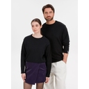 Лонгслив унисекс Siluetti Fuori, черный, размер L/XL для нанесения логотипа
