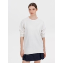 Лонгслив унисекс Siluetti Fuori, молочно-белый, размер L/XL для нанесения логотипа