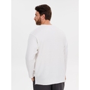 Лонгслив унисекс Siluetti Fuori, молочно-белый, размер L/XL для нанесения логотипа